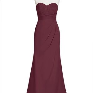 Azazie unaltered Ivy Bridesmaids Dress in Cabernet